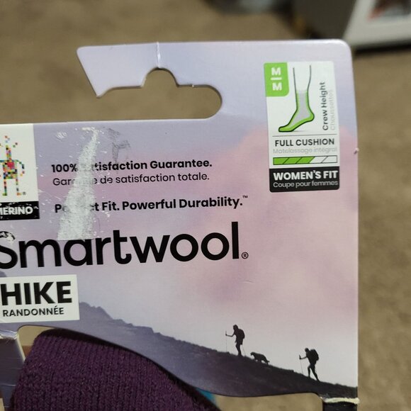 Womens Smartwool Merino Wool Blend Full Cushion Crew Socks Medium Size 7-9.5 - Picture 5 of 7